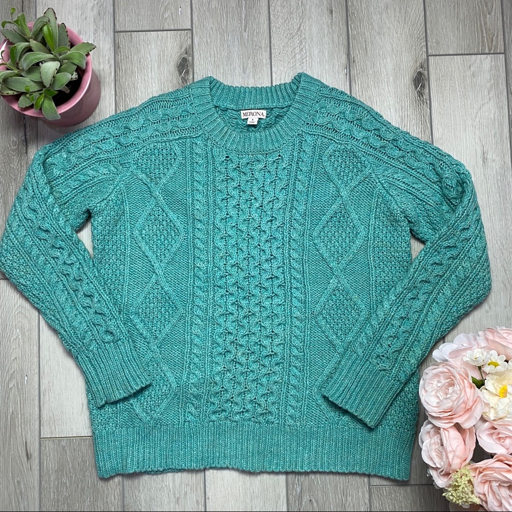 SOLD - Merona Target Cable Knit Sweater Small